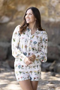 Botanical Short White