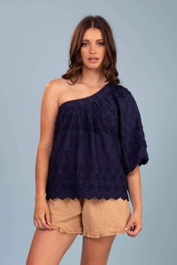 Sandy Shorts Caramel Pinstripe