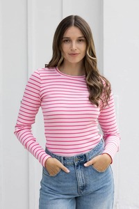 Charlo: Merrie Top Pale Pink and Pink