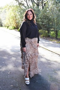 Kym Skirt Leopard