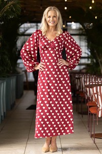 Cam Dress Red Heart