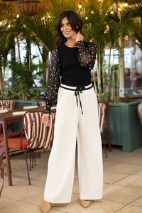 Rebecca Pant Off White