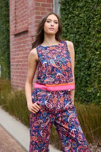Sale Tops: Mia Bodice Black Print