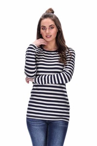 Atlanta Striped Long Sleeve Top