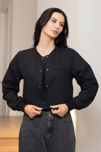 Dani Jacket Embroidered Black