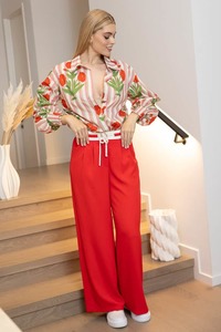 Womens Pants: Rebecca Pant Red
