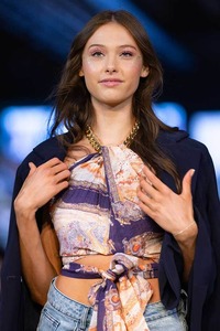 Sale Tops: Carter Halter Top Chain Egyptian Print