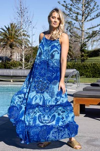 Augustine: Sasha Maxi Dress Blue