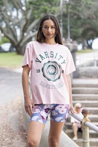 Varsity T-Shirt Pale Pink