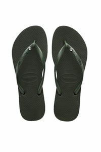 Havaiana Jandal Slim SW II Crystal 0458 Green Olive