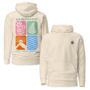 Retro Nature Squares Hoodie