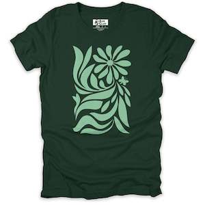 Natures Canvas: Floral Waves T-shirt