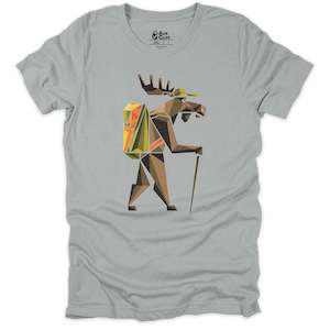 Natures Canvas: Geometric Moose Trekker T-shirt