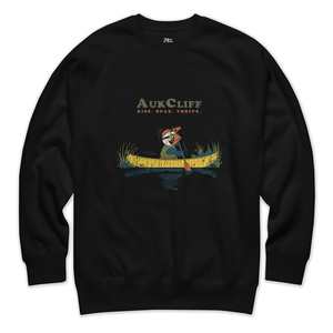 Retro Canoeing Puffin Sweatshirt