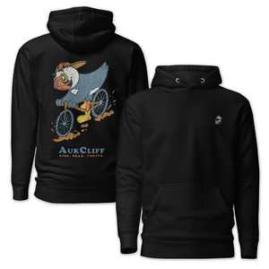 Mountain Biker Puffin Hoodie