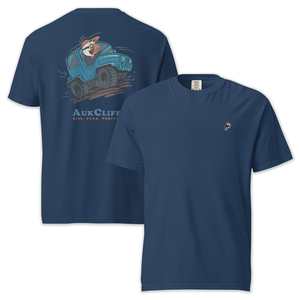 Puffin Pride: Retro Overlander Puffin Comfort Colors Back Print T-Shirt