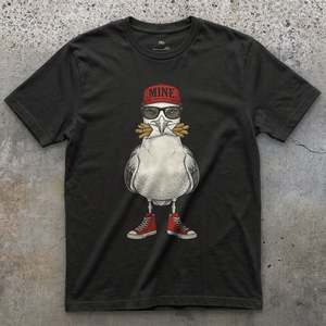 All: Mine, Herring Gull on the Beach in Sneakers T-shirt