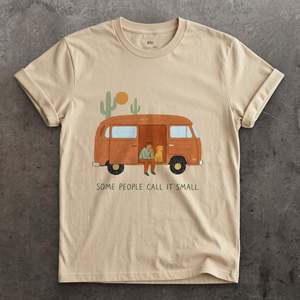 Some People Call It Small, Solo, Dog and Camper T-shirt