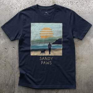 Sandy Paws on the Headland T-shirt