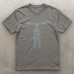 Mountain Biking: Looking Down at Your Own Handlebars T-shirt