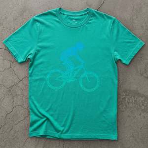 Mountain Biking: Minimal Enough to Read at Speed, Downhill Rider T-shirt