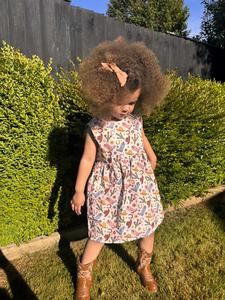 Auntie Me Classic Dress 1: Strawberries and Cowboys