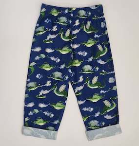 Ivy Ruffle Dress: Trousers - Dragons