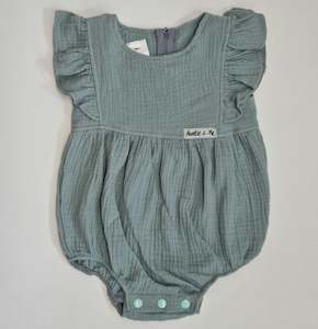 Ivy Collection: Ivy Ruffle Romper - Sage