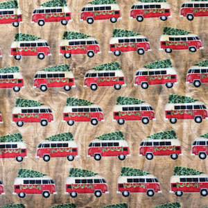 Christmas: Playsuits - Trucks and Trees + Brown (PRE-ORDER please allow up to 14working days)
