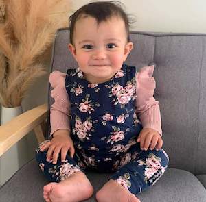 Long Leg Rompers - Floral