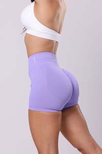 Shorts: Signature Scrunch Shorts - Lilac