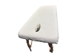 Cotton: Flannel Fabric Fitted Table Cover (WITH FACE HOLE)
