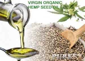 Carrier Oils: Hemp Seed Oil Virgin Organic 100% pure