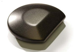 Basalt Stone x 2 Three Quarter Round Massage Stone