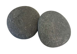 Hot Stone Massage: Large Natural Basalt Massage Stones - x 2