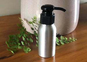 Containers Pots: Aluminium Pump Bottle Reusable Lotion / Oil Container