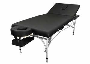 Massage Tables: Aluminium Portable Liftback Table PAR1 S30