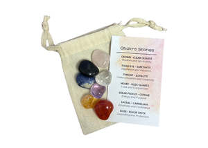 Crystal Healing: Chakra Stone Set 7pc
