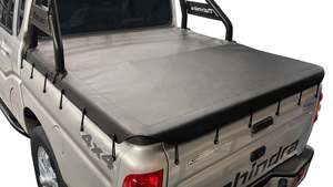 Bunji Tonneau Covers: Bunji Loop Tonneau Cover To Fit Mahindra PikUp Dual Cab Fitted With Accessory Sports Bars (2018 to Current)