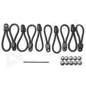 90mm Standard Bunji Replacements (B170) - Pack of 10 Bungee loop Kit