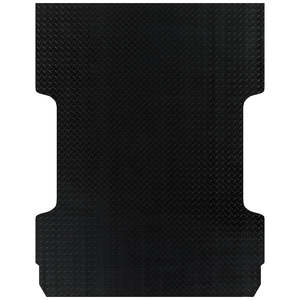 Checker Plate Rubber Ute Mat To Fit Chevrolet Silverado 1500/2500/3500 Dual Cab &hellip;