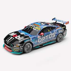 Ford: 1:43 Mobil 1 Optus Racing #25 Ford Mustang GT - 2024 Townsville 500 Indigenous Livery