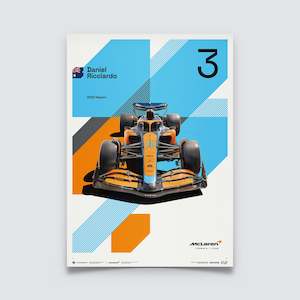 Automobilist Range: McLaren Formula 1 Team - Daniel Ricciardo - 2022 Limited Edition Print