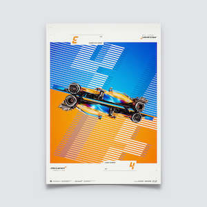 McLaren Formula 1 Team - 2021 Season Limited Edition Upside Down Print