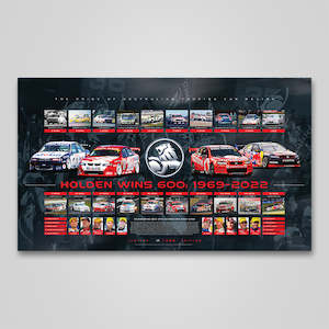 Holden Wins 600 Range: Holden Wins 600: 1969-2022 Limited Edition Print