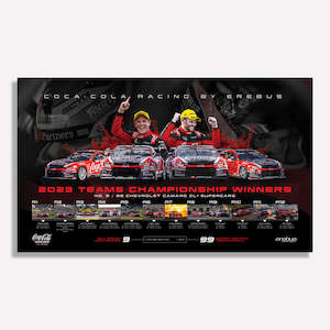 Coca-Cola Racing By Erebus: 2023 Supercars Teams Championship Winners Limited Edition Print