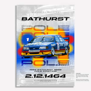 1994 Bathurst 1000 Pole Position Poster