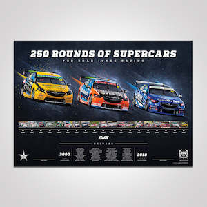 Brad Jones Racing 250 Rounds Of Supercars Print