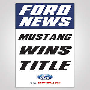 Posters: Mustang Wins Title Poster