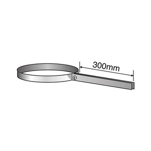 Wall Stand Off Bracket Special S/S 200mm - Authentic Oven